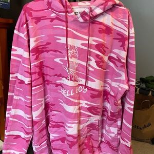 superrradical | Shirts | Superrradical X Lil Peep Pink Camo Hellboy Hoodie  | Poshmark